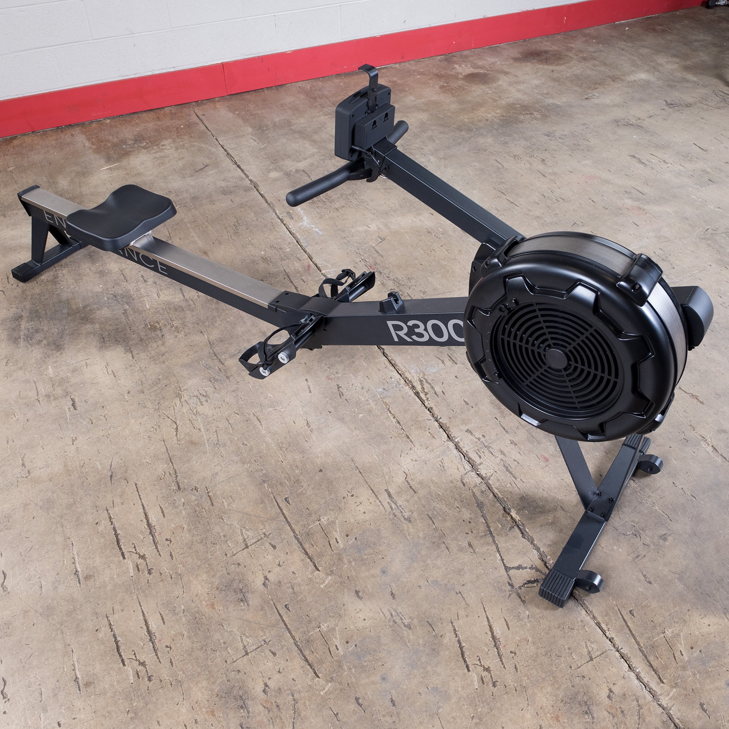 Body Solid Endurance R300 indoor rowing machine with air resistance flywheel for full body home gym cardio training