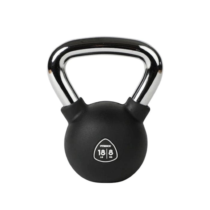 18 lb kettlebell included with FITBENCH Studio home gym bench