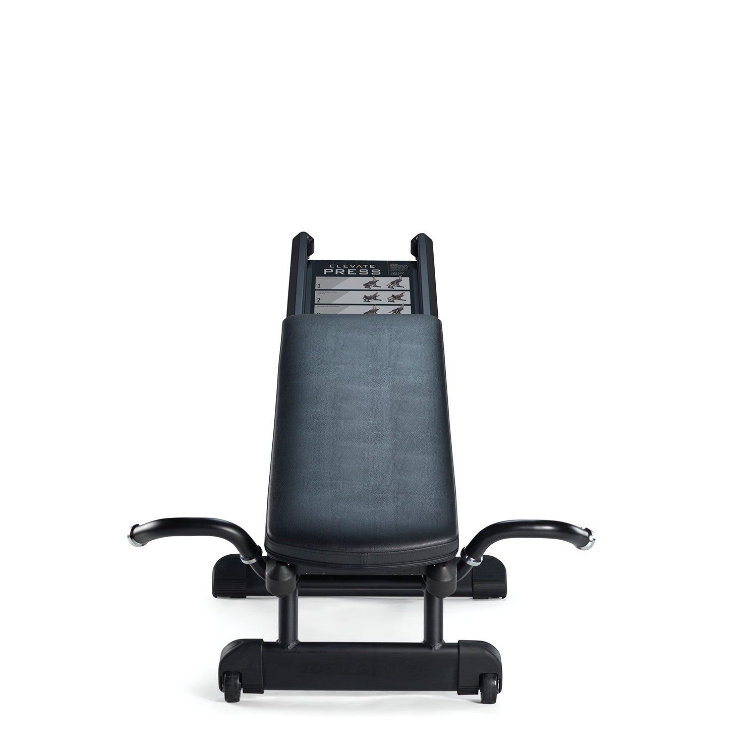 Front view of the Total Gym ELEVATE Press bodyweight shoulder press machine with adjustable resistance for upper body strength training