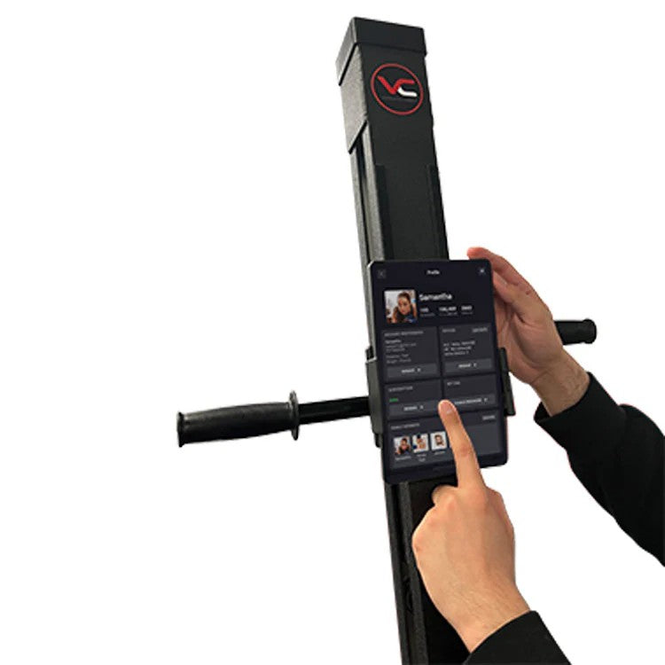 VersaClimber Home Touchscreen H-TS console display and workout interface