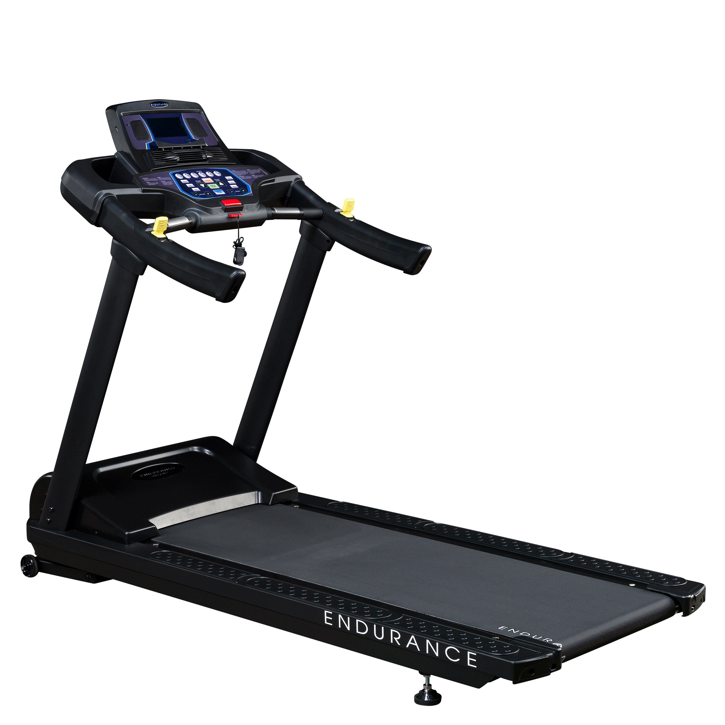 Body-Solid Endurance T150 commercial treadmill with 4HP motor and full-size running deck