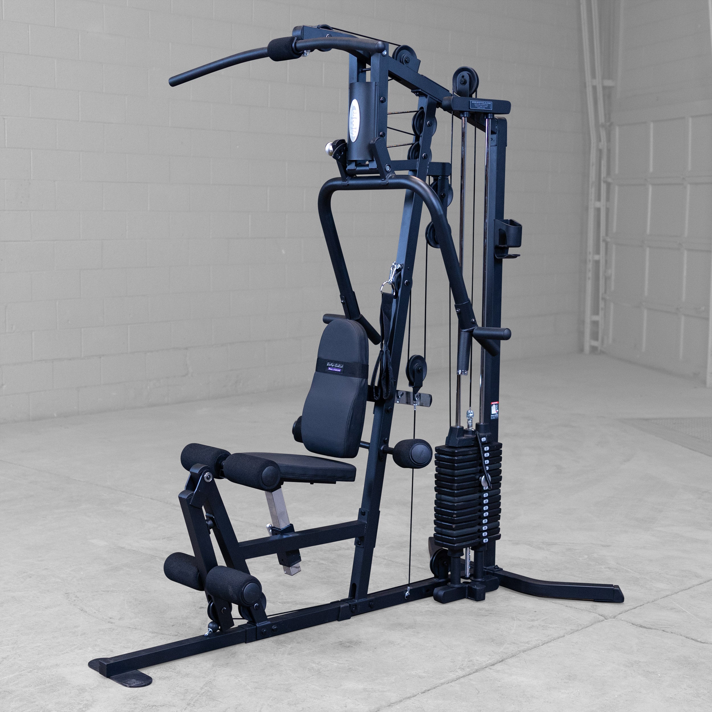 Body-Solid G3B multi station home gym with 160 lb weight stack for full body strength training in a home gym setting