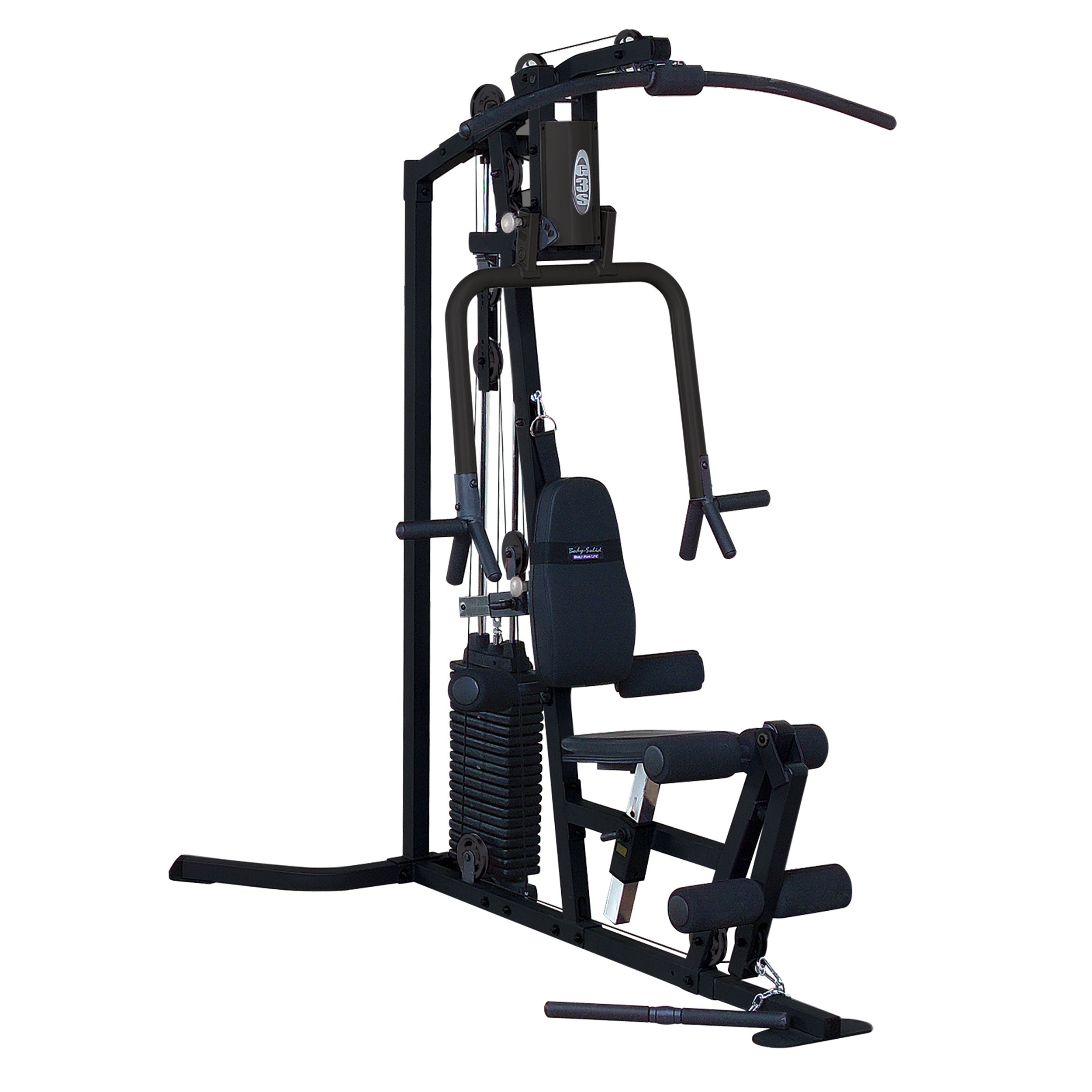 Body-Solid G3B multi station home gym with 160 lb weight stack on white background