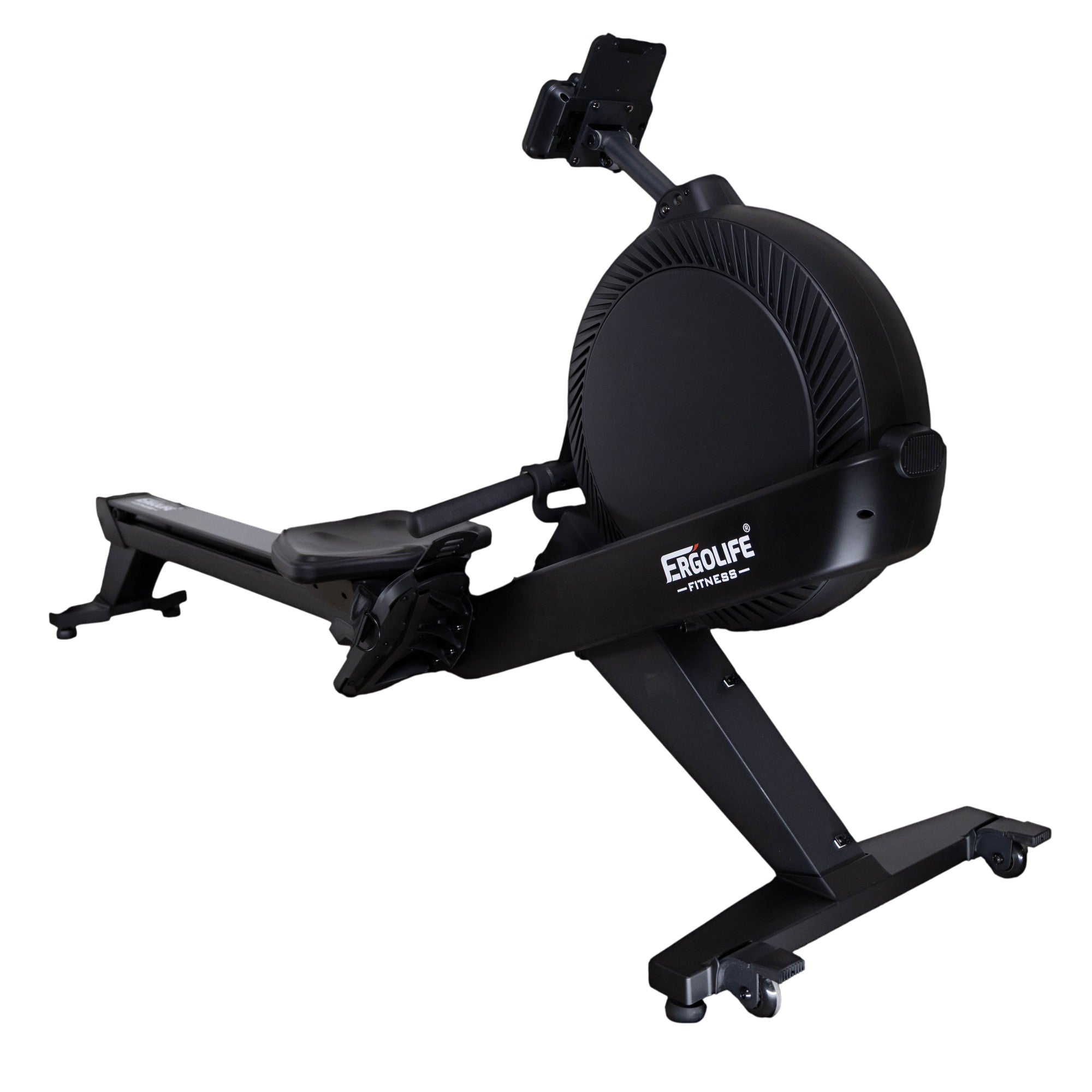 ERGOLIFE 205E-M magnetic rowing machine with 32-level magnetic resistance and LCD performance monitor