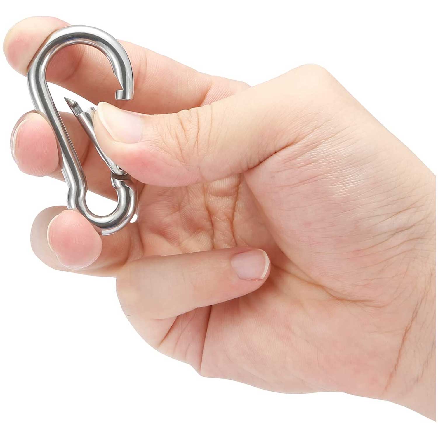 Major Fitness cable attachment carabiner clip for connecting lat pulldown attachments to cable machines