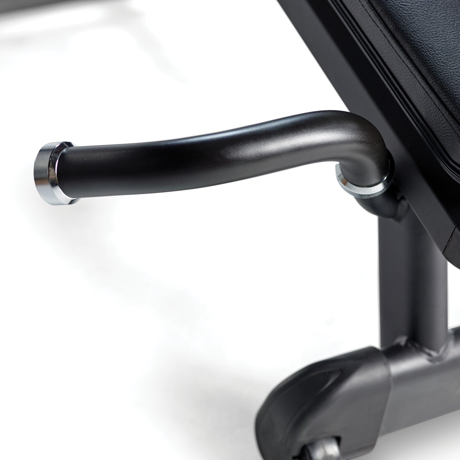 Close up of the ergonomic handles on the Total Gym ELEVATE Press designed for comfortable upper body training and bodyweight resistance exercises